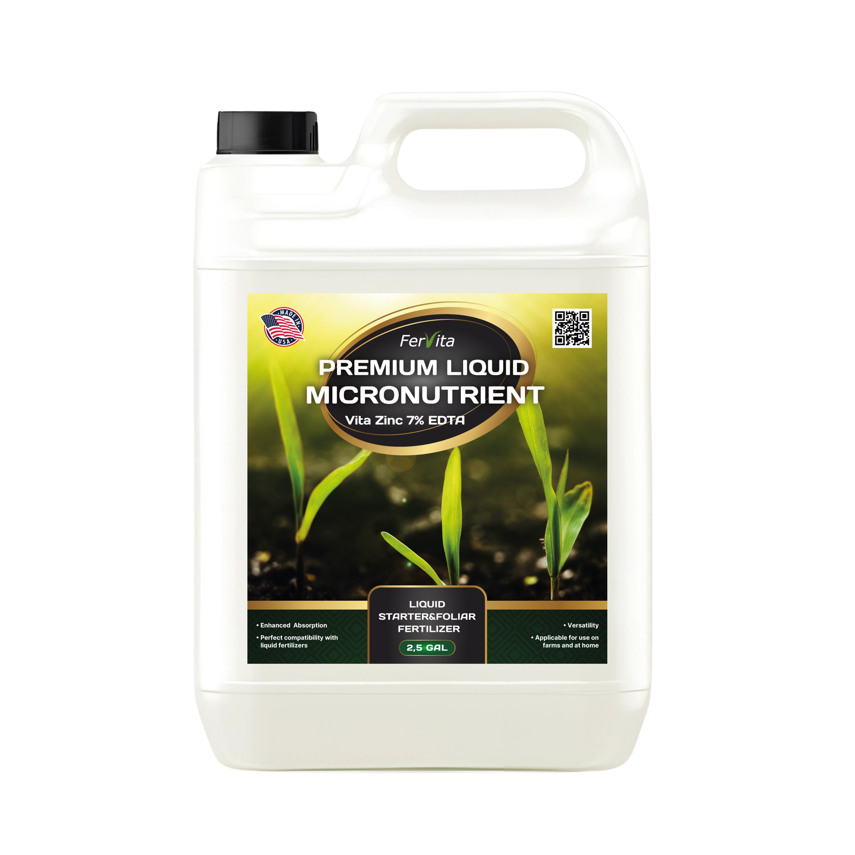 liquid fertilizer for tobacco Nutritional Products Triangle CC loaded with humic Zinc Liquid Fertilizer | Fervita